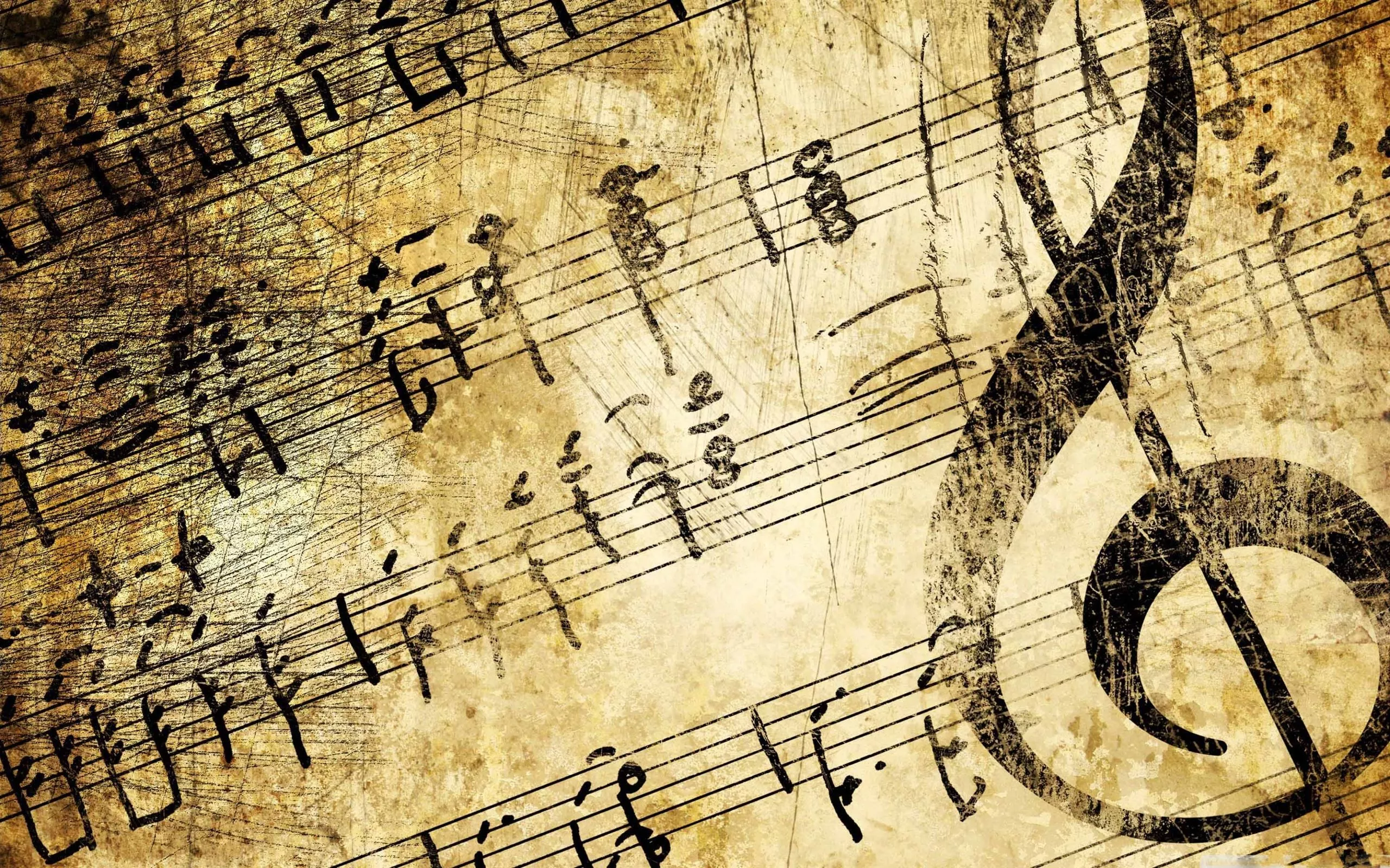 Vintage Music Sheets Mac Wallpaper