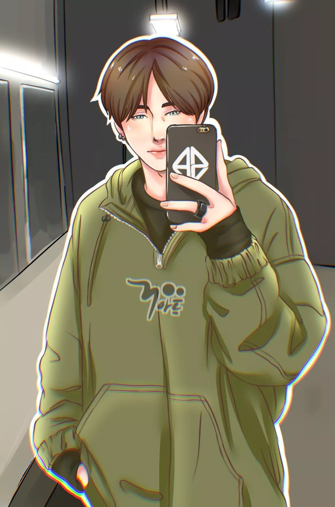 SB19 Ken Mirror Selfie