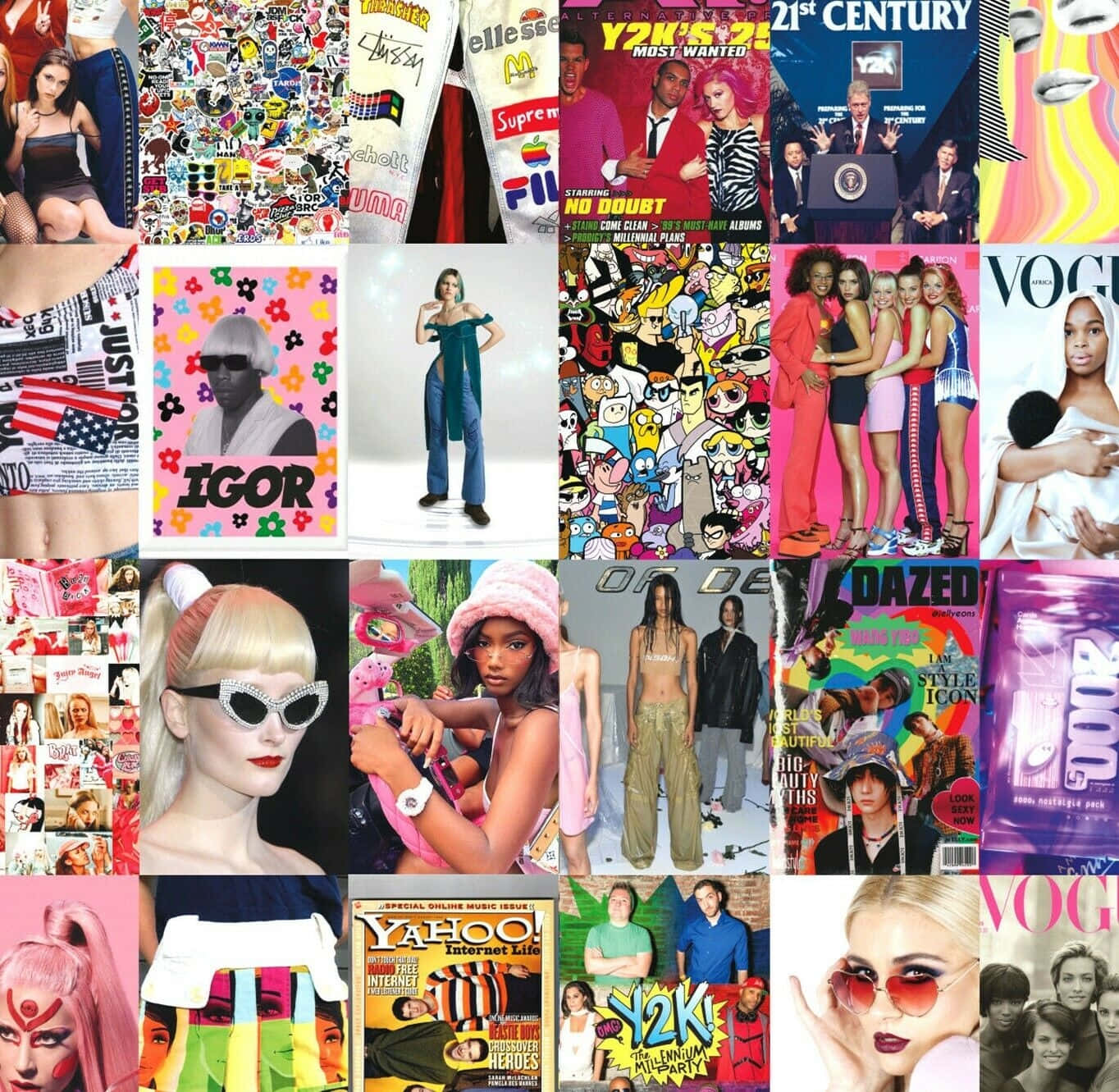 Download Early2000s Aesthetic Collage