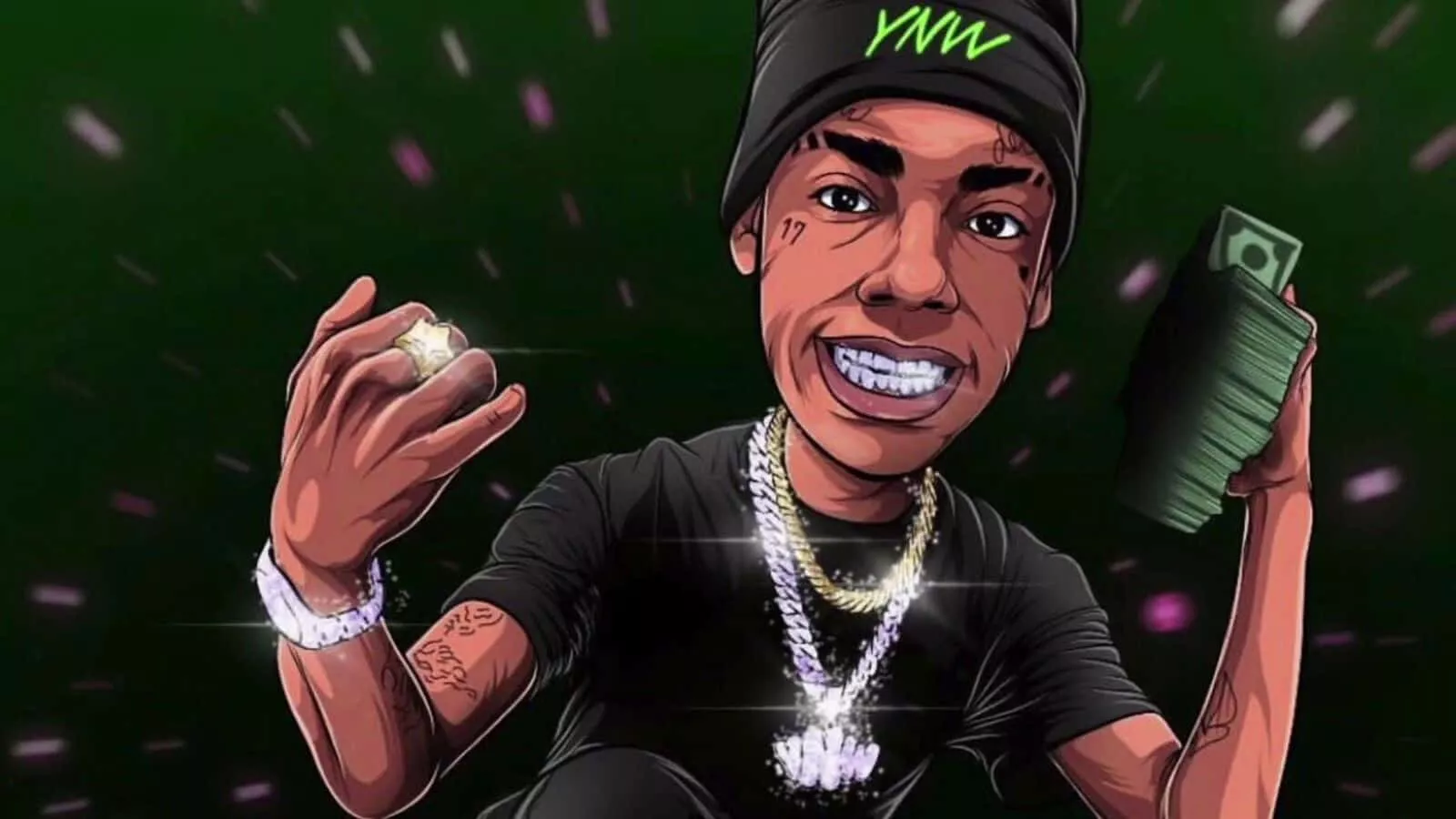 Download YNW Melly Cartoon Hop