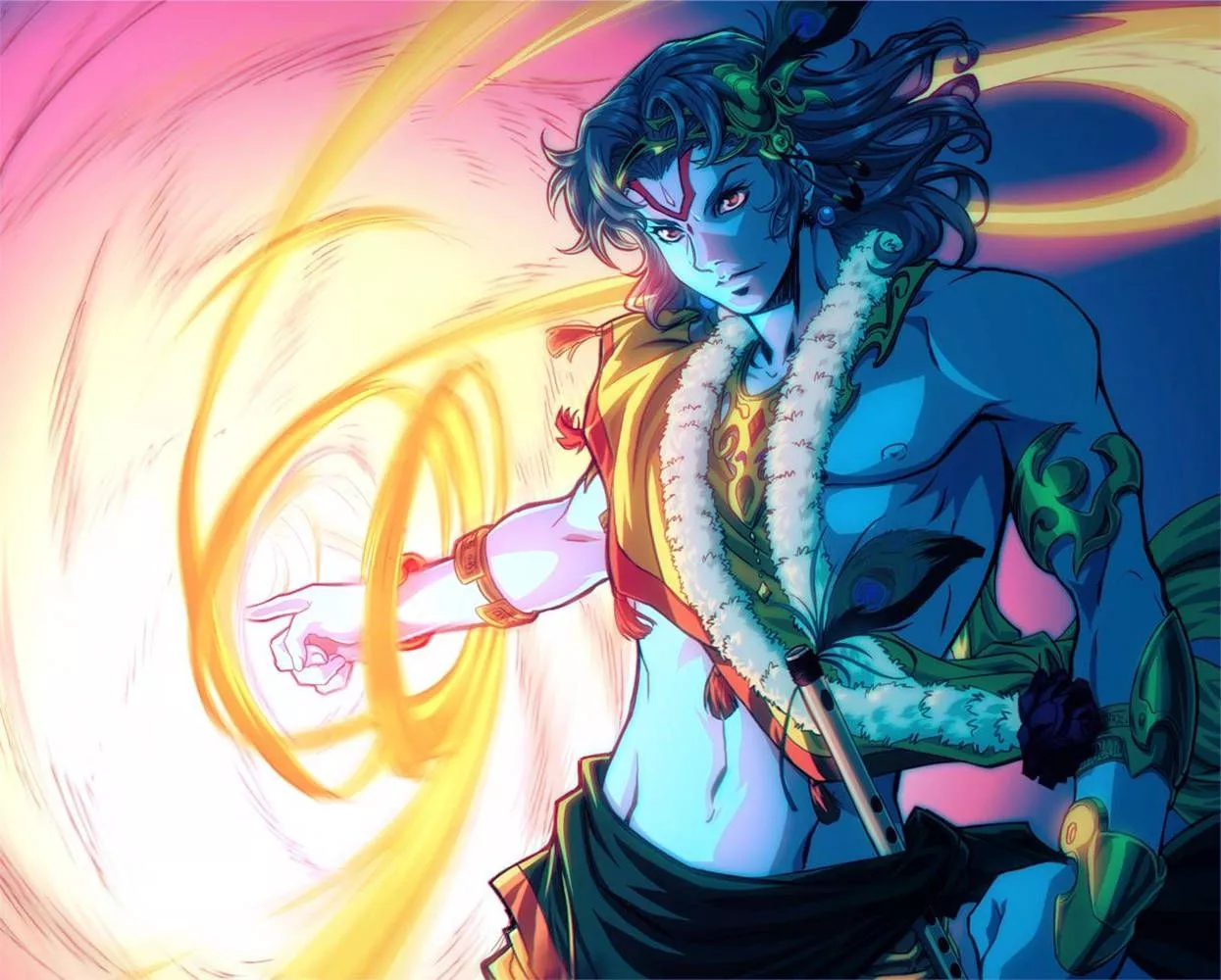 Angry Vishnu Wallpaper