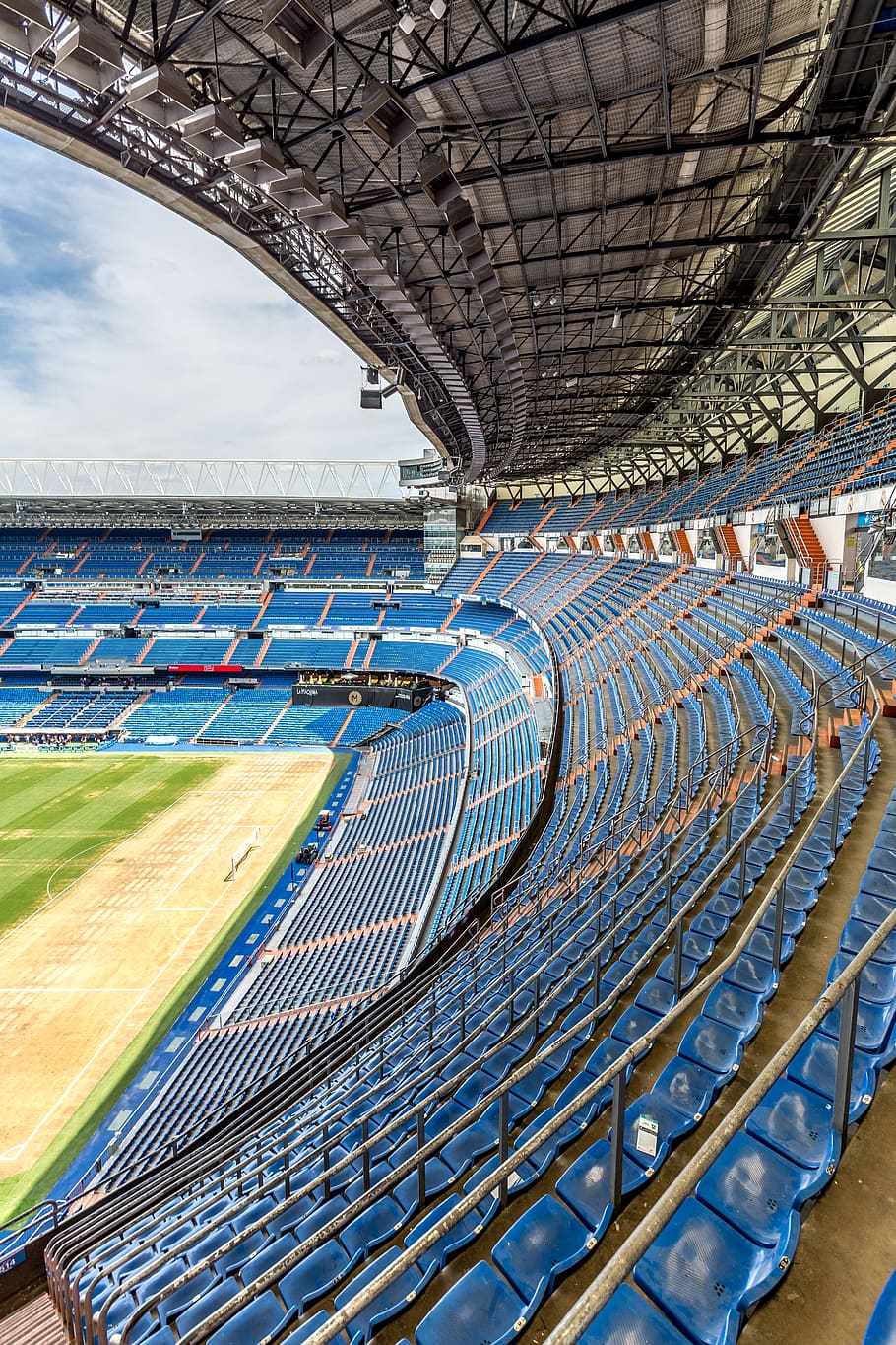 football stadium, bernabeu, santiago