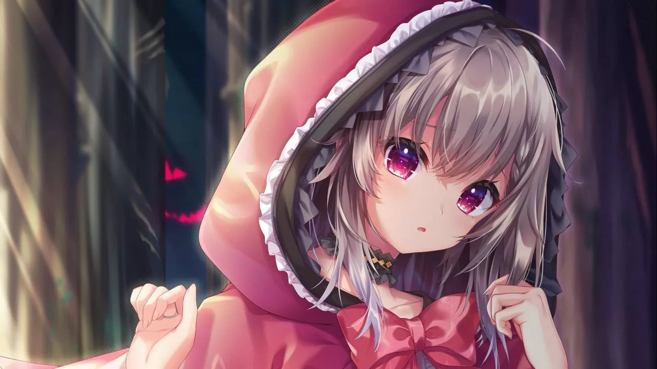 Wallpaper little red riding hood, girl
