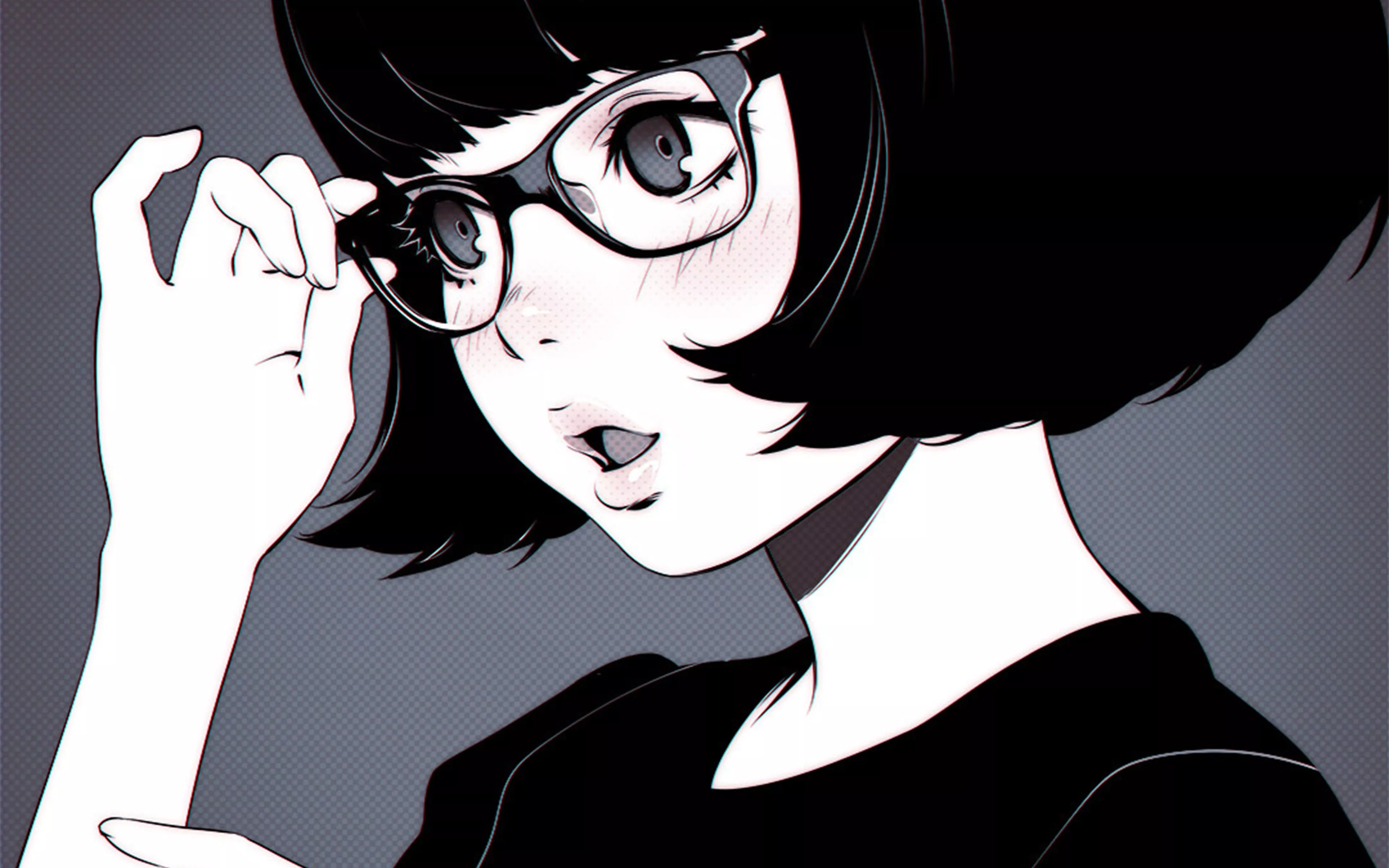 Girl Bw Anime Ilya Kuvshinov