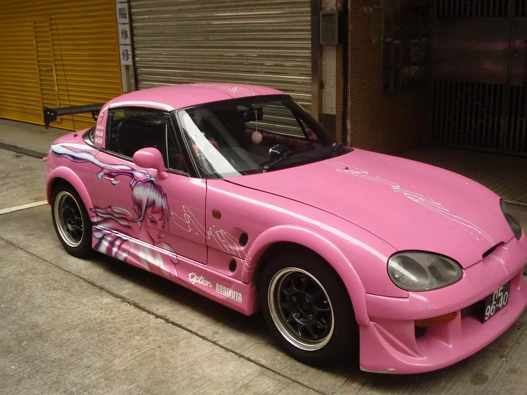 One Lady Owner. Very cool kei car