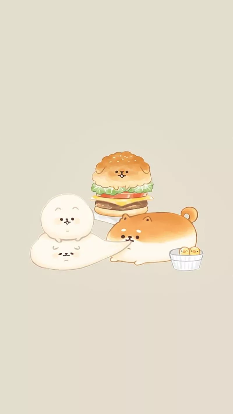 HD kawaii drawing wallpaper