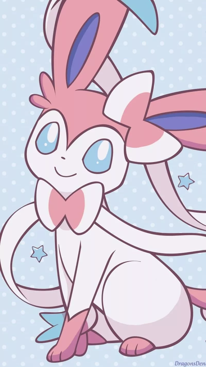 Sylveon, cute, evolution, pokemon, HD