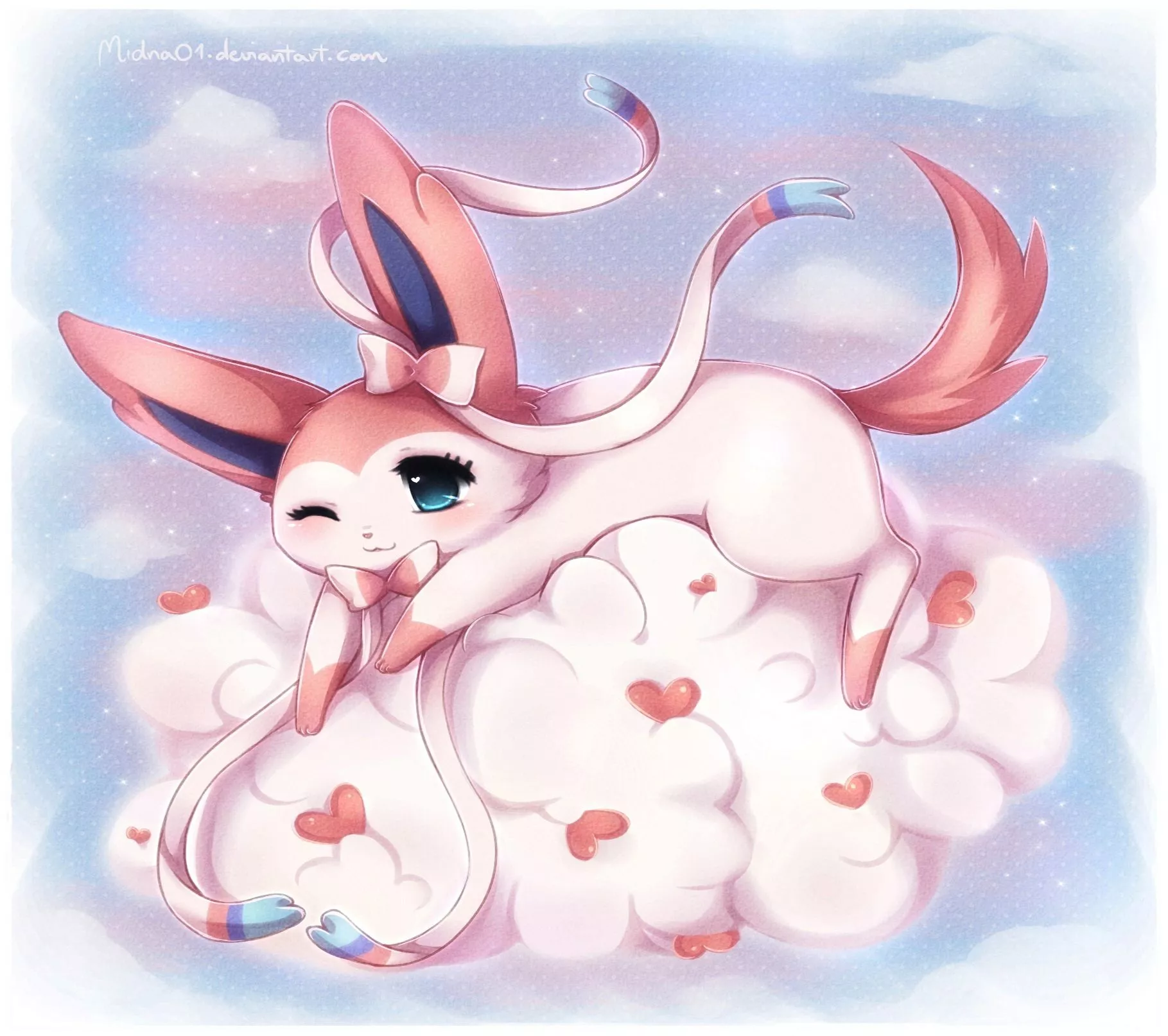 Sylveon Dreamscape HD Wallpaper