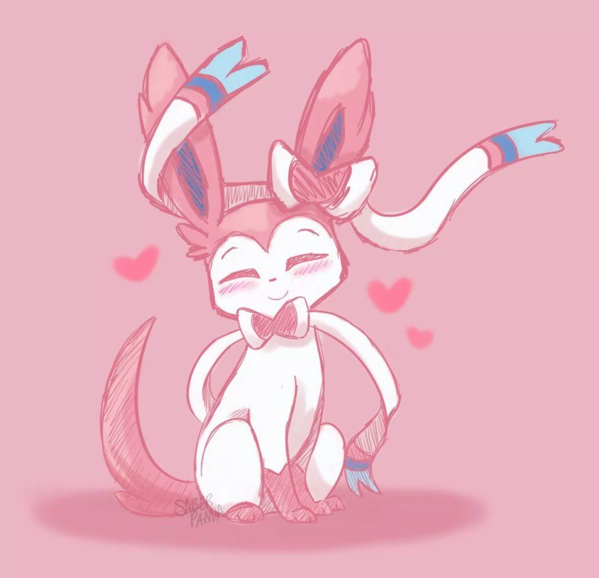 With Sylveon! Wallpaper