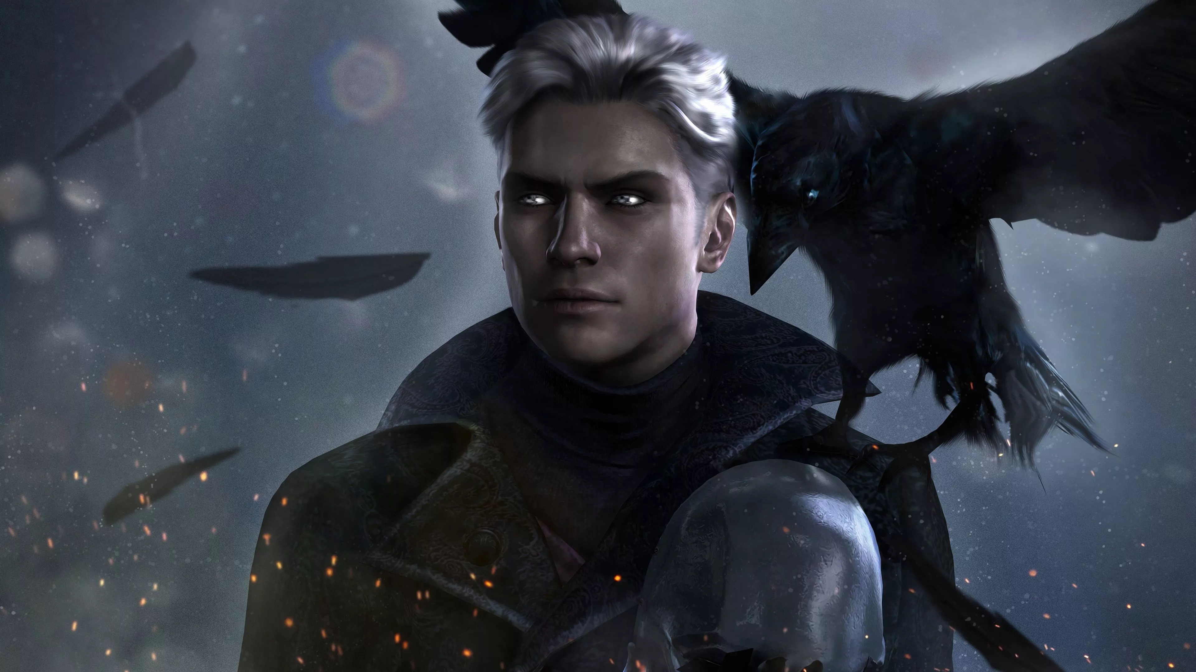 wallpaper 3840x2160 vergil, devil may