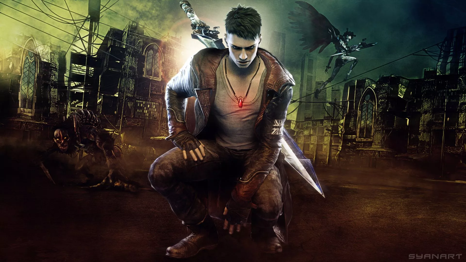 Dante With Sword HD DmC Devil May Cry
