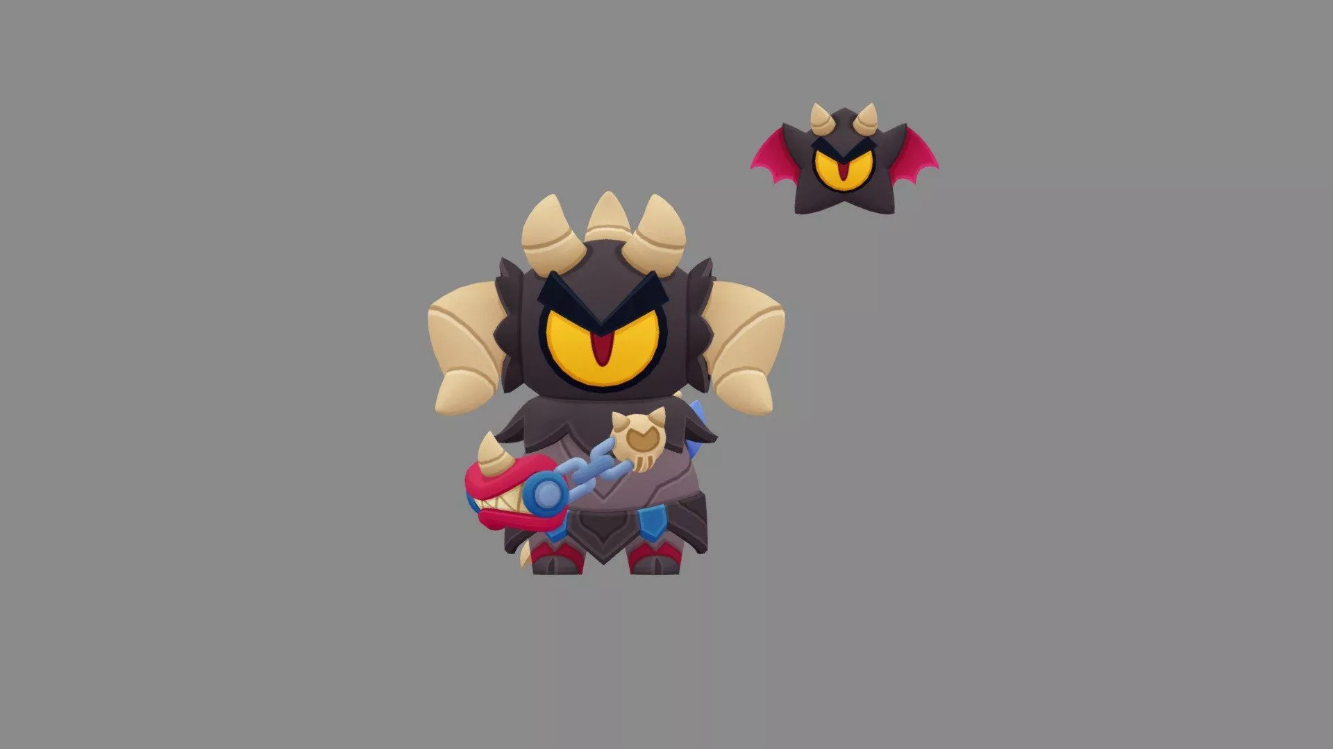 Otis Brawl Stars Demon Skin T Pose