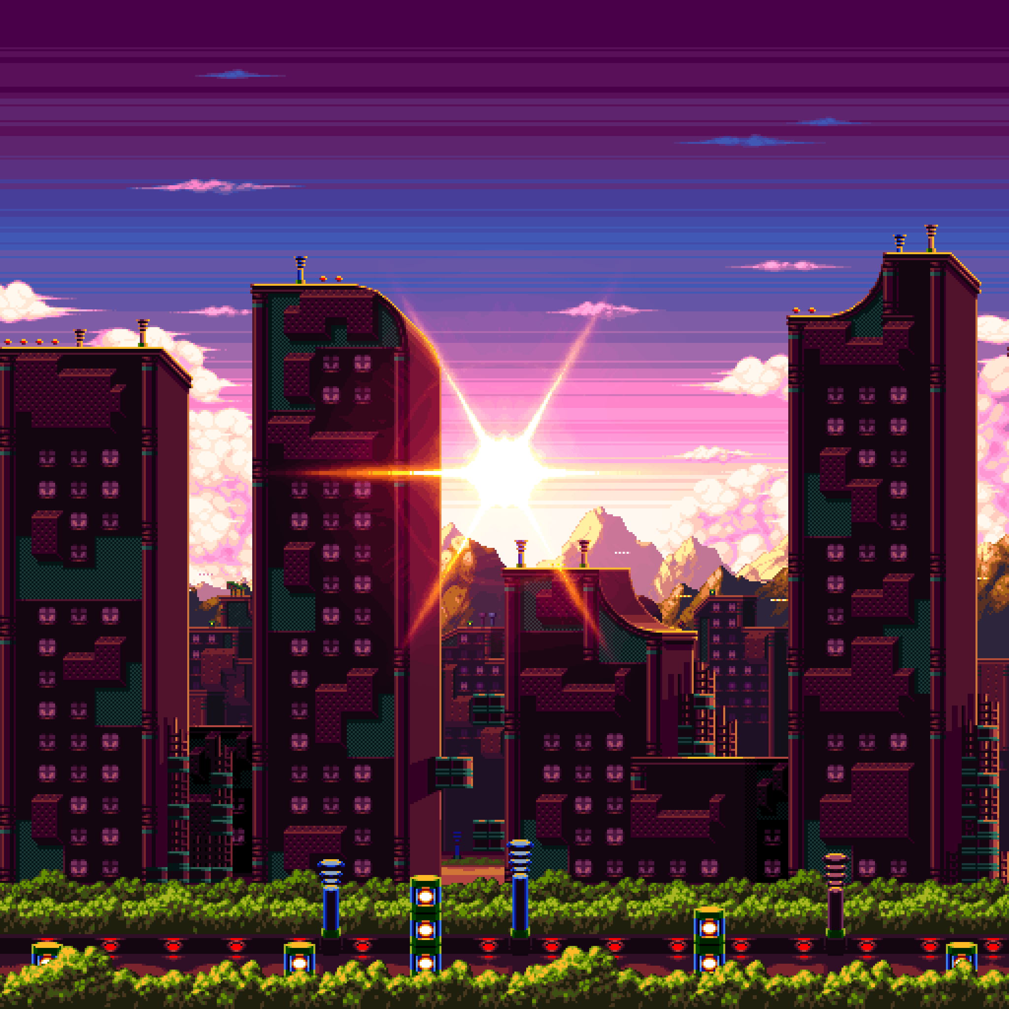 Lapper Yard At Sunset