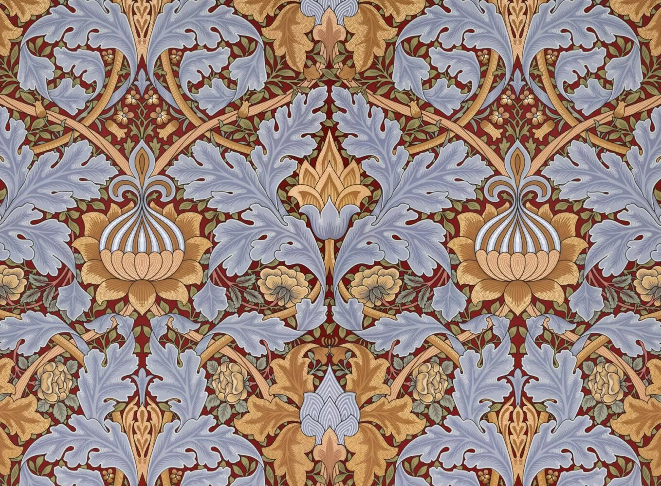 Victorian Wallpaper at SFO at