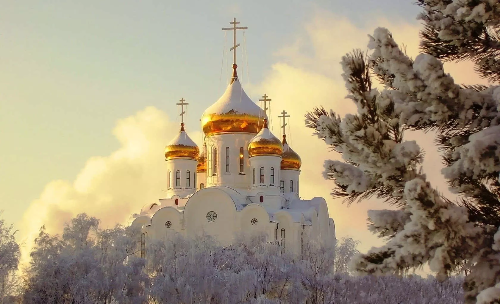 Download Golden Domed Orthodox Church
