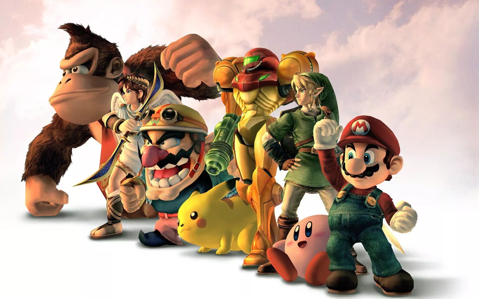 Download Pikachu Kirby Pit Kid Icarus