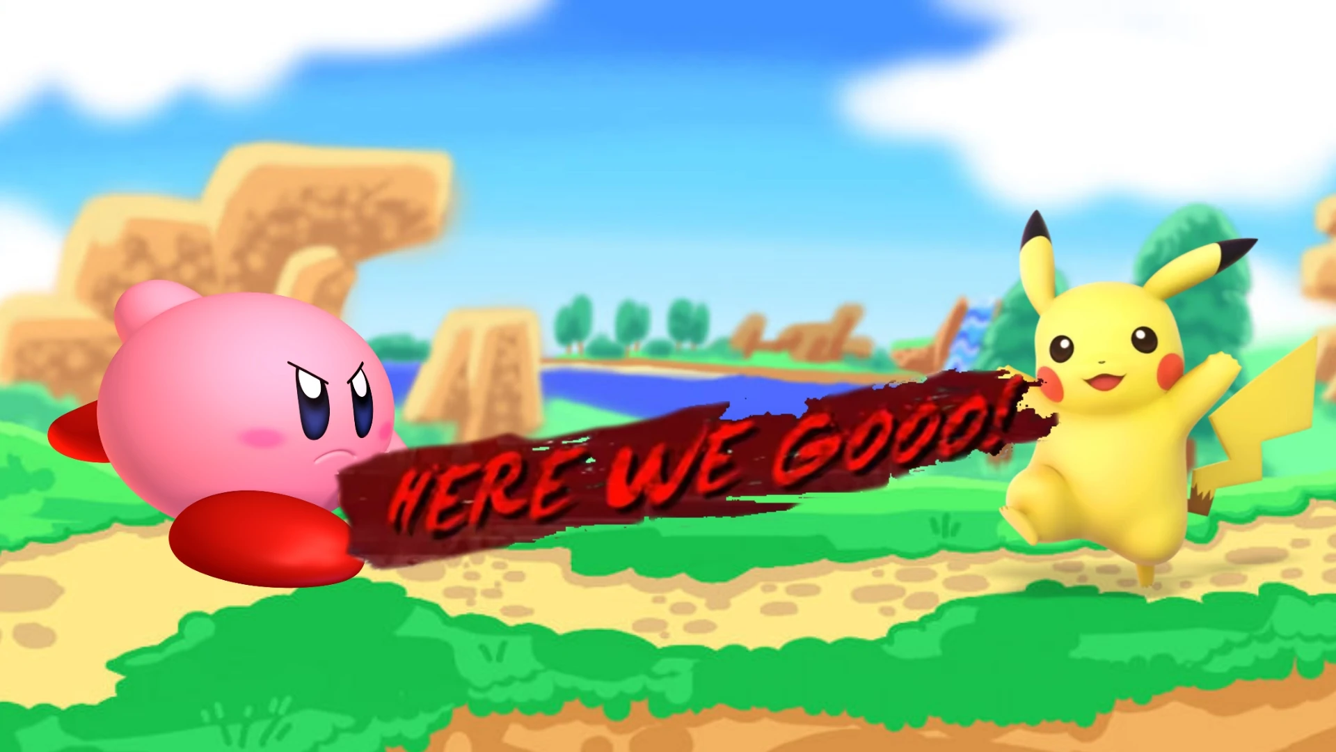 Kirby VS Pikachu