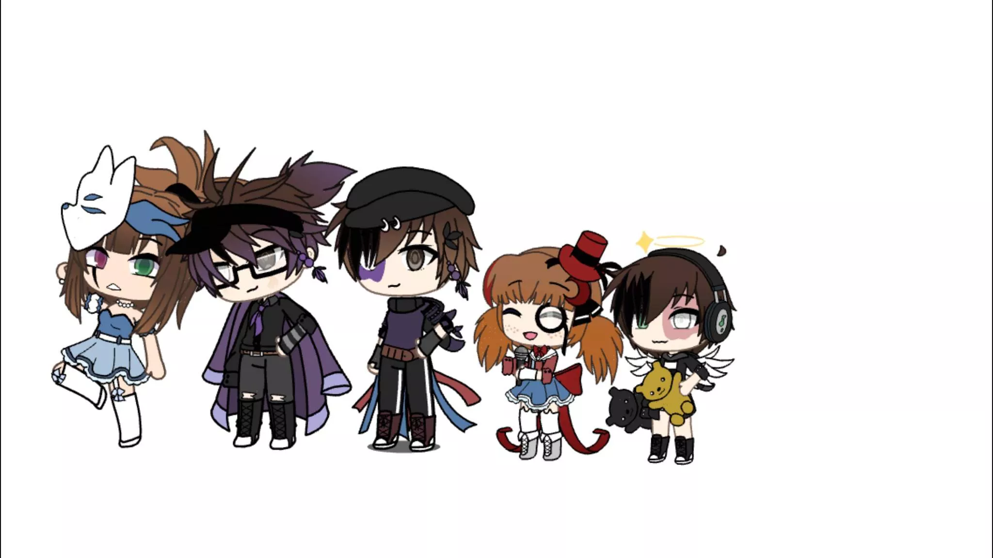 My version of the Afton family. Gacha