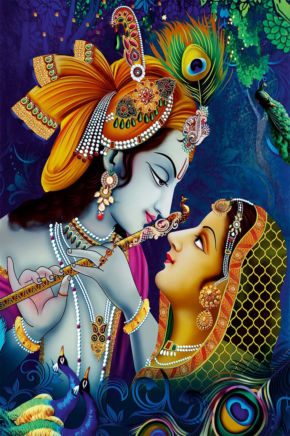 HD PRINT House Self Adhesive Radha