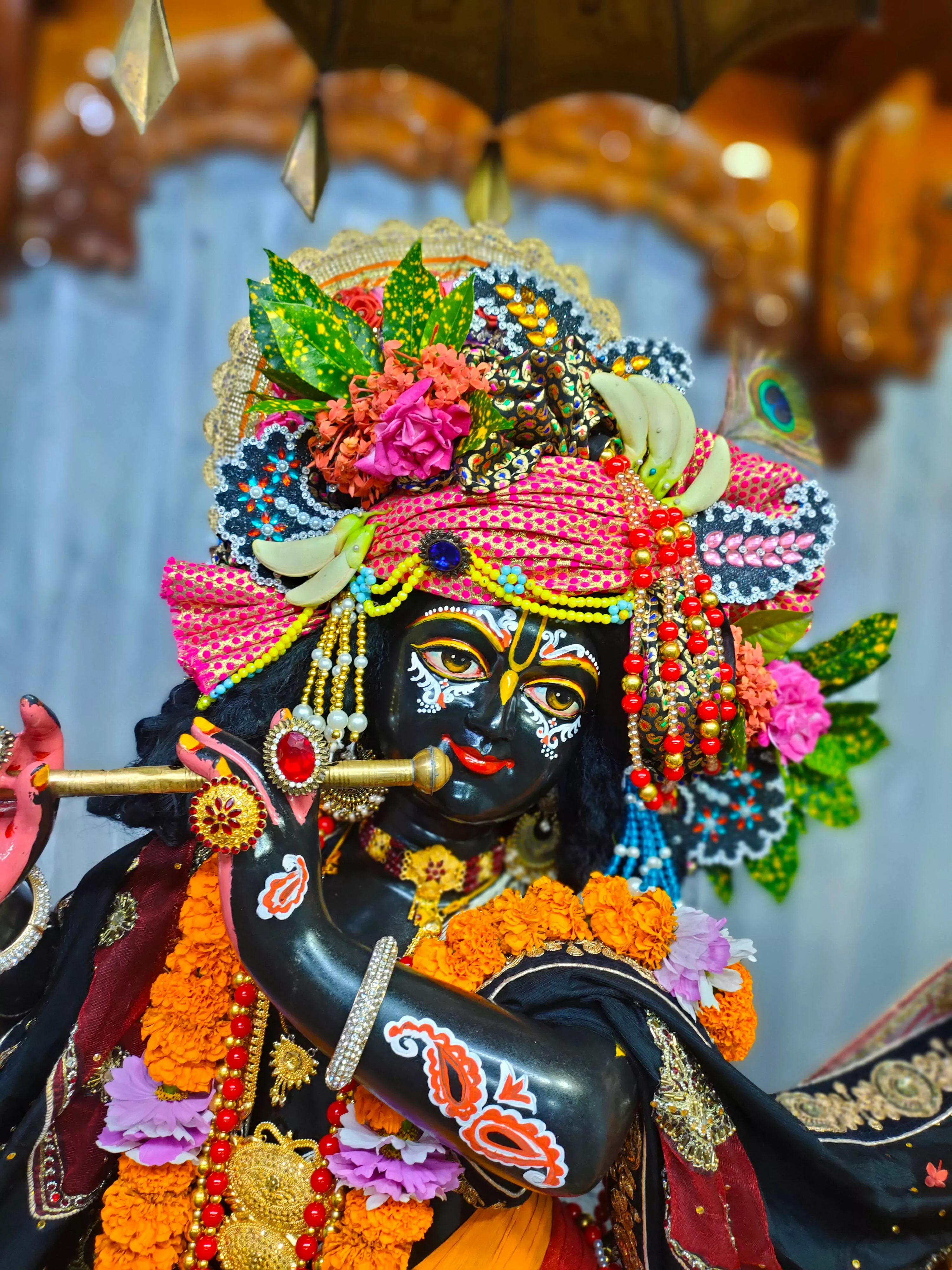 Colorful Figurine of Hindu God · Free