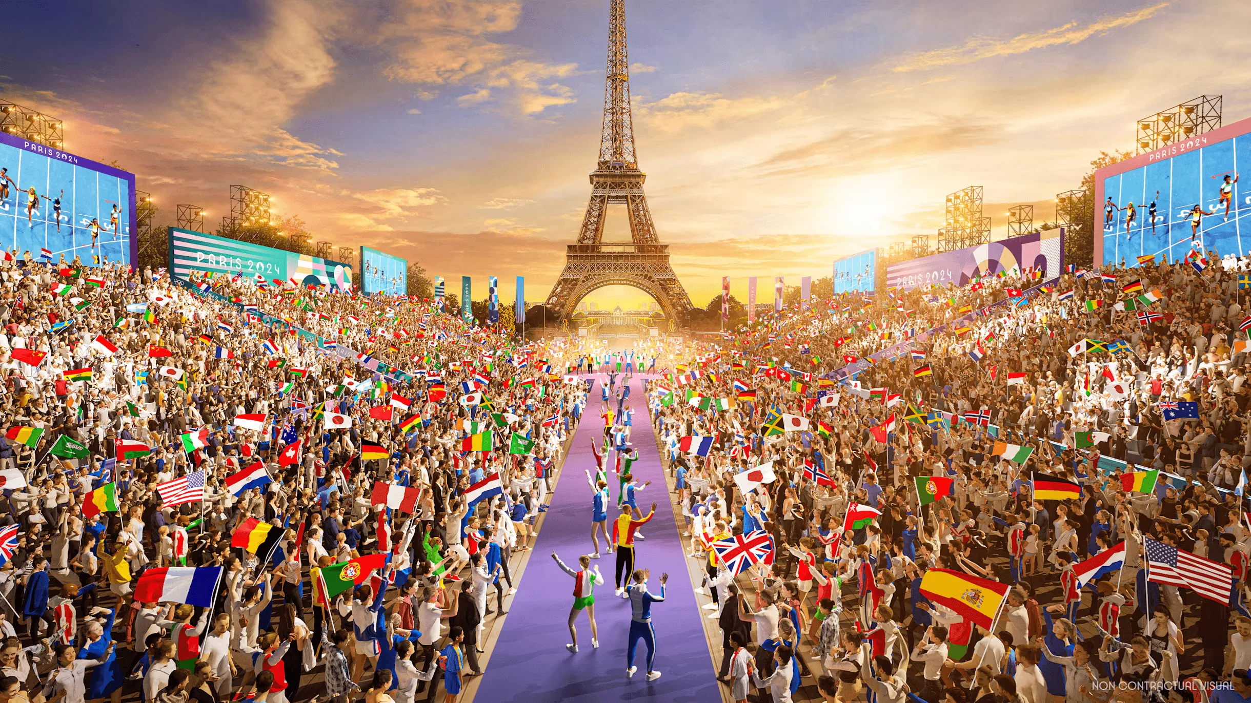 HD Wallpaper: Olympic Games Paris 2024