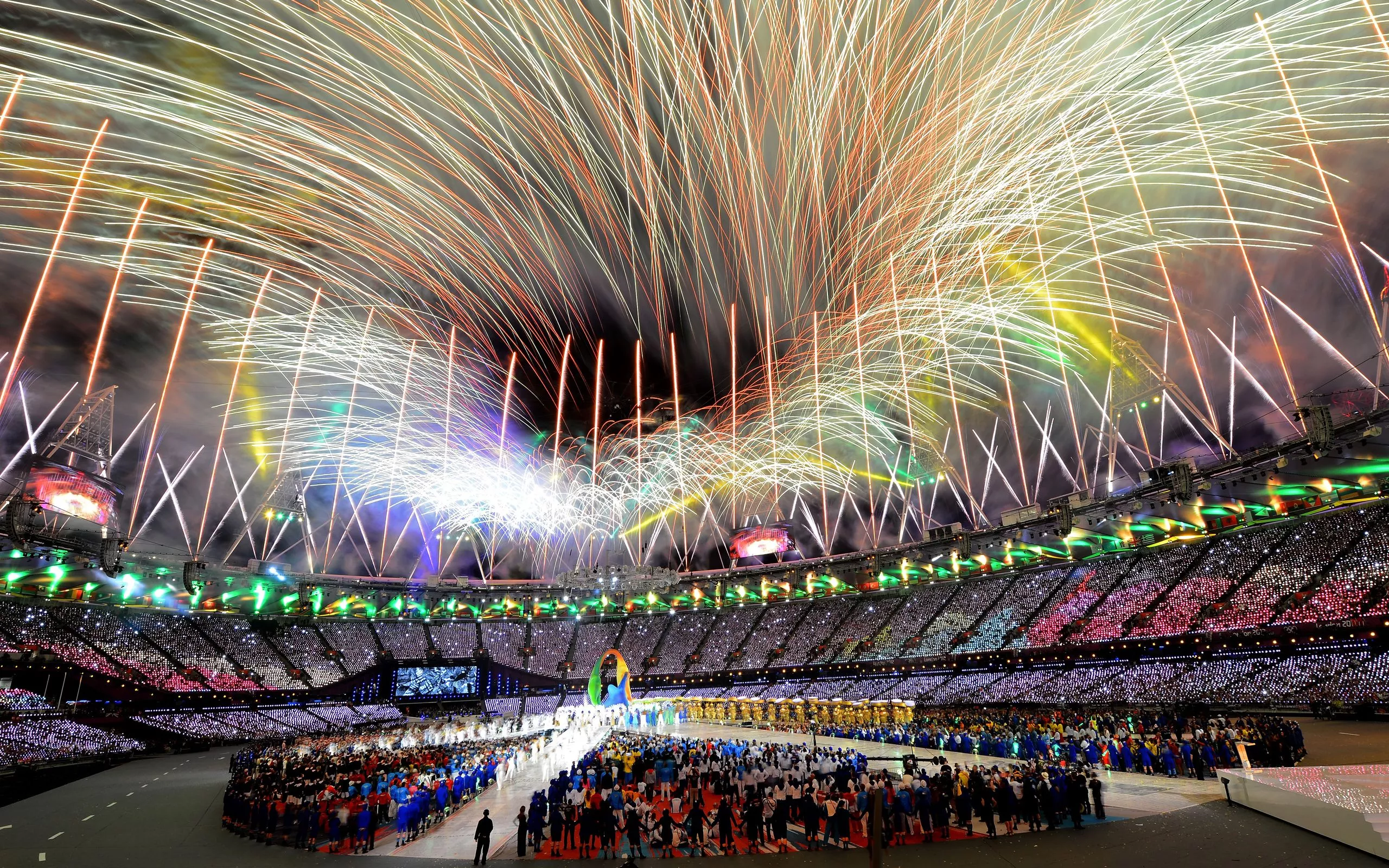 Fireworks Stadium Olympic Games London