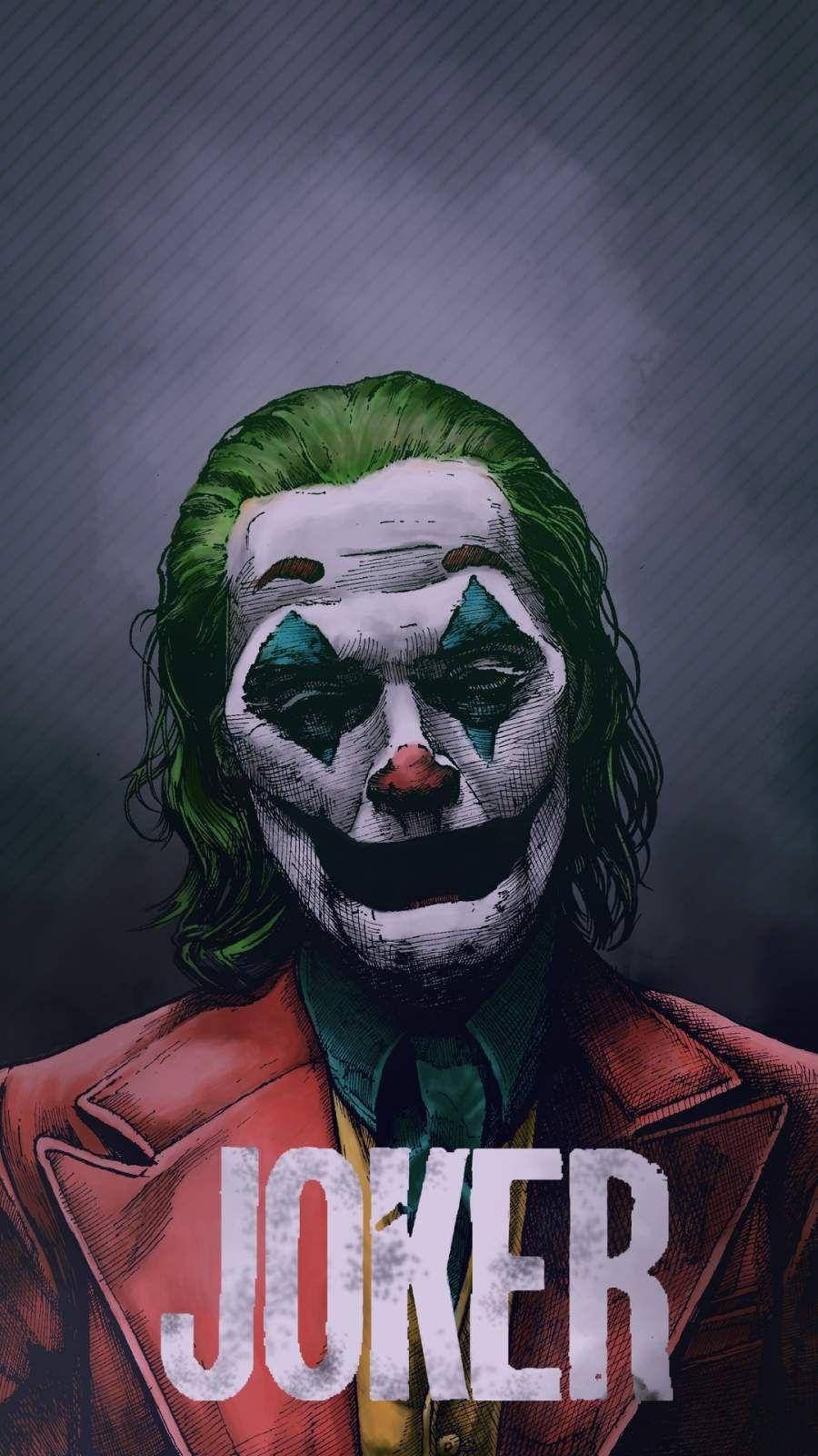 3D Joker iPhone Head Shot Wallpaper