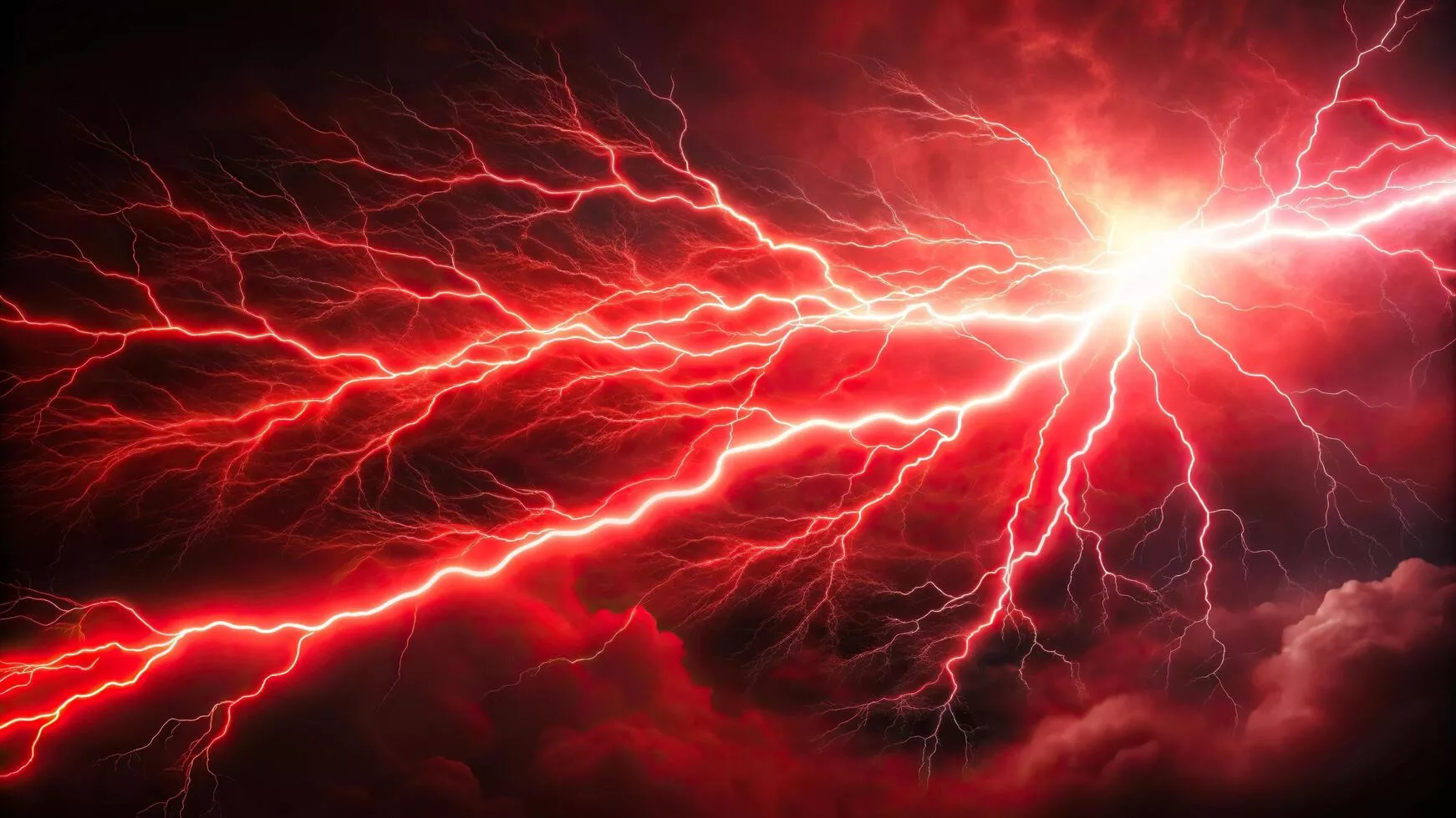 Red Lightning Image