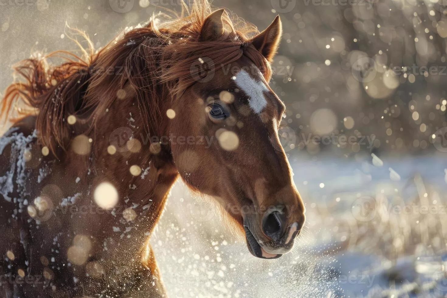 Horse Winter Image
