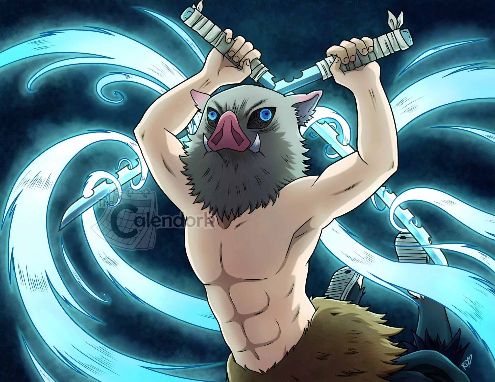 2025 Demon Slayer Wall Calendar