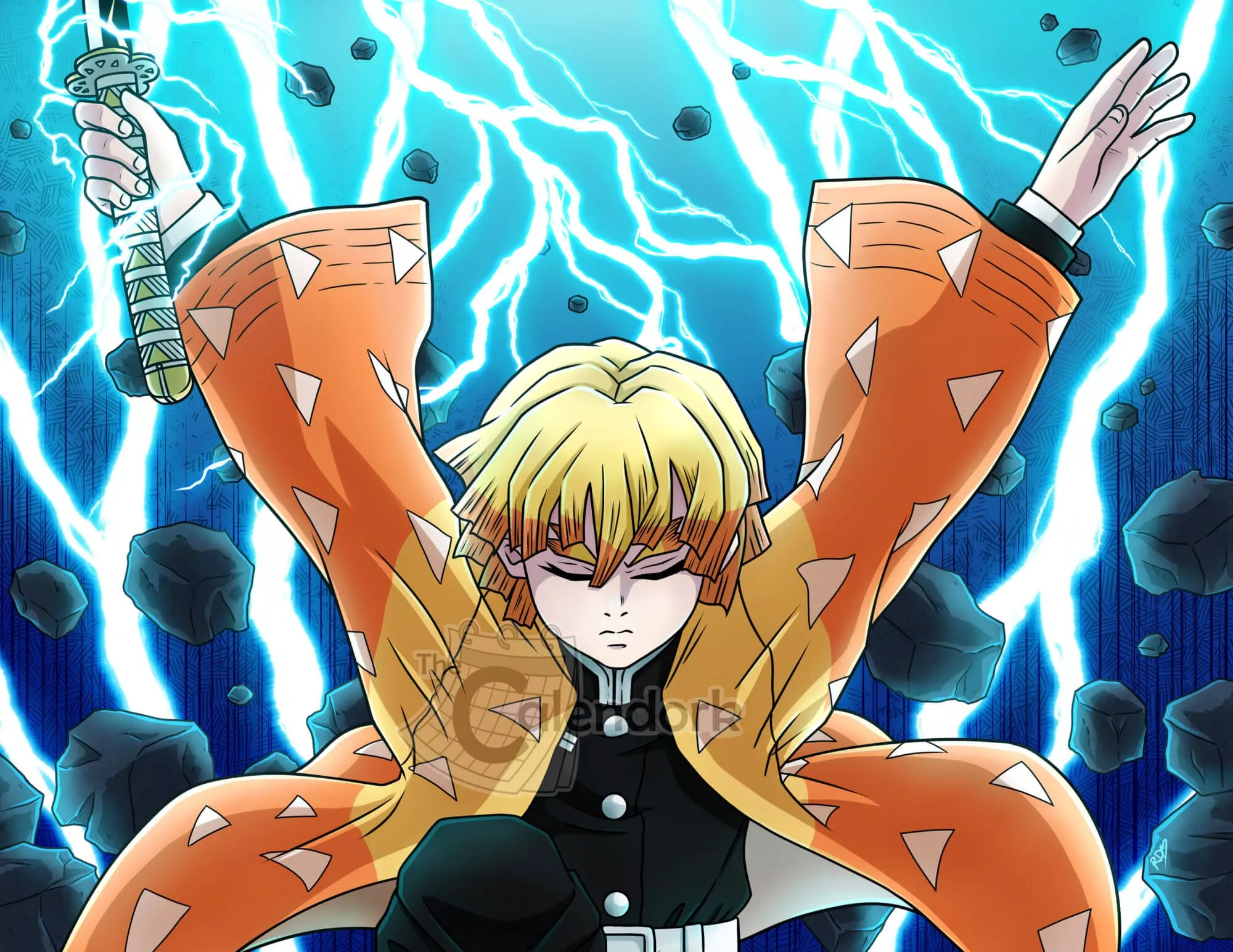 2025 Demon Slayer Wall Calendar