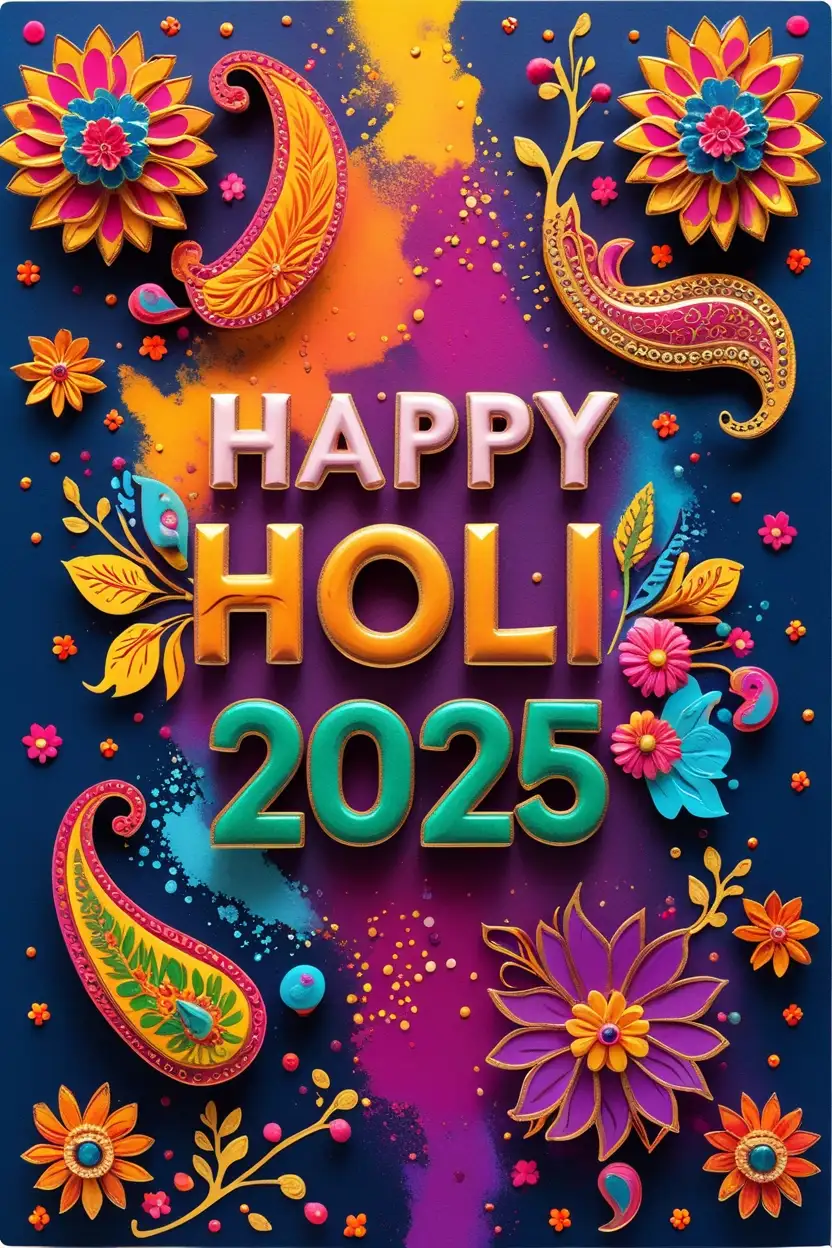 Free Happy Holi 2025 Image HD Download