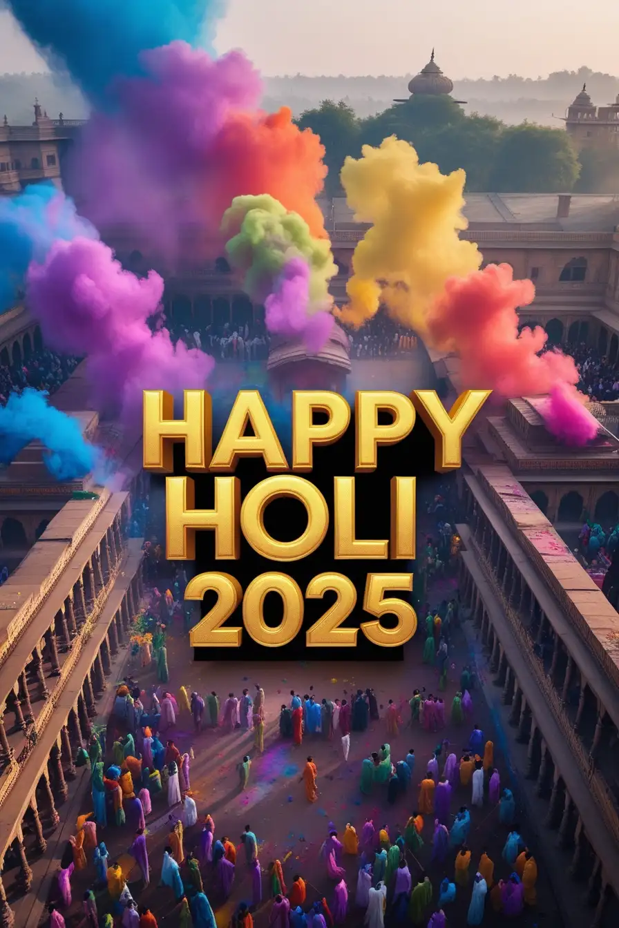 Happy Holi 2025 Image Free Download