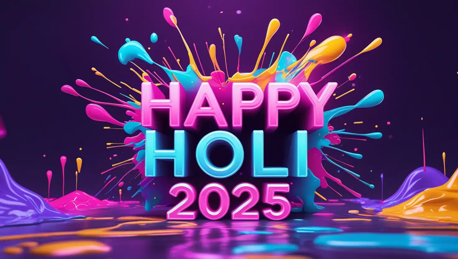 Holi Status 2025 Image Free Download