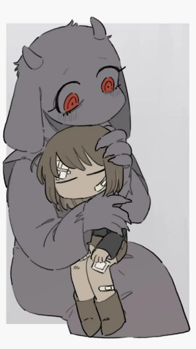 Toriel & Frisk wallpaper