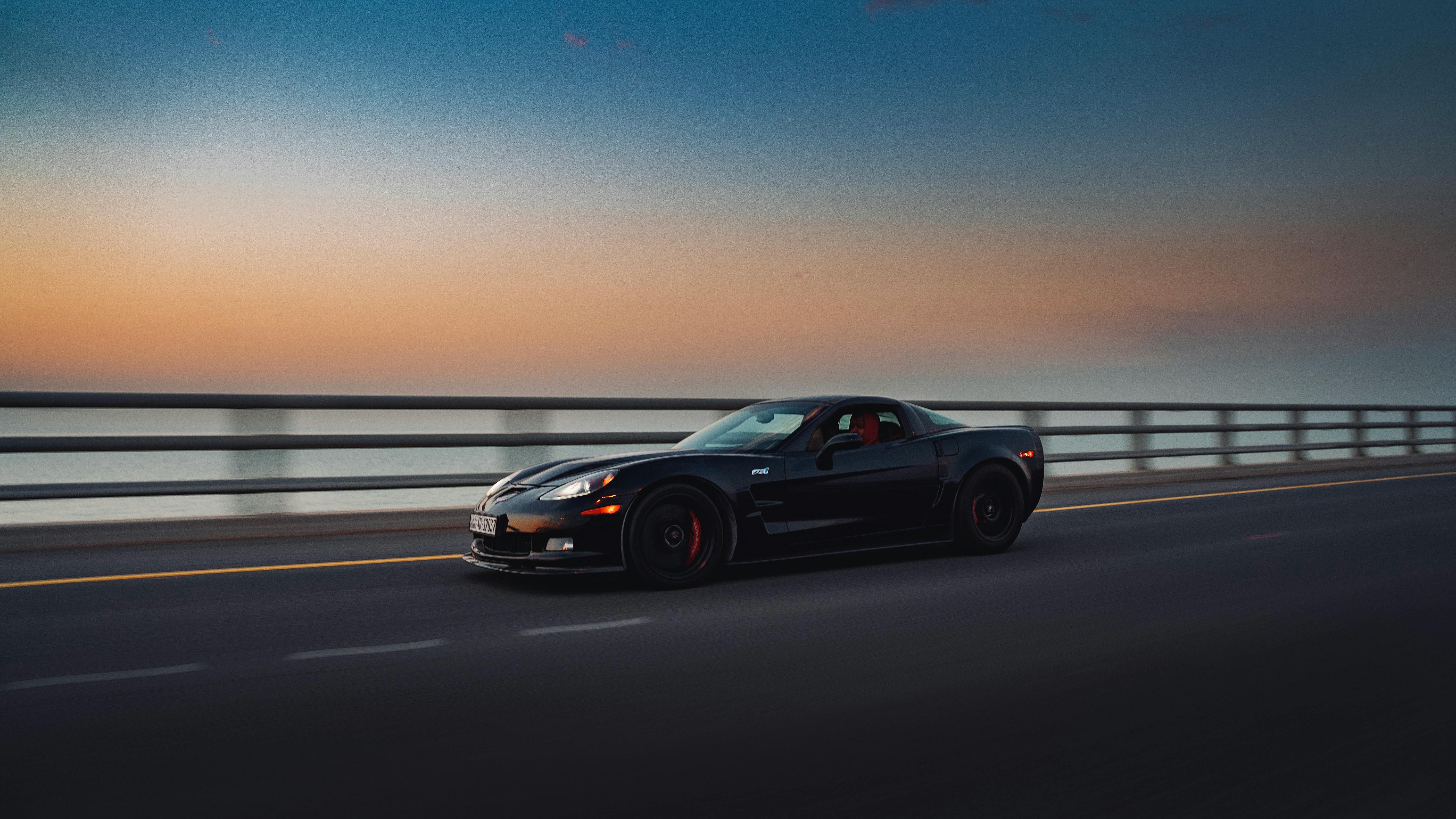 Chevrolet Corvette on the Road · Free