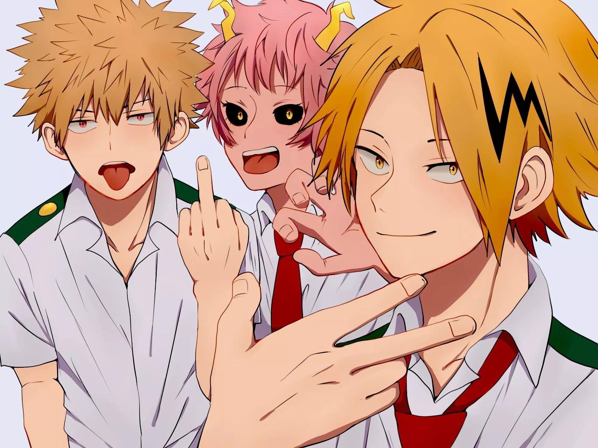 Anime, 1080P, Mina Ashido, Katsuki