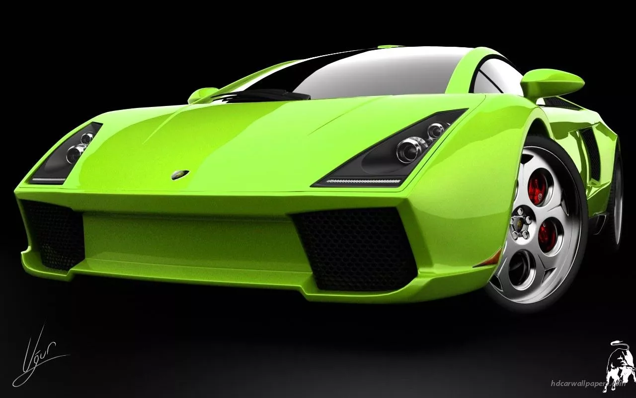 Green Lamborghini Gallardo Wallpaper