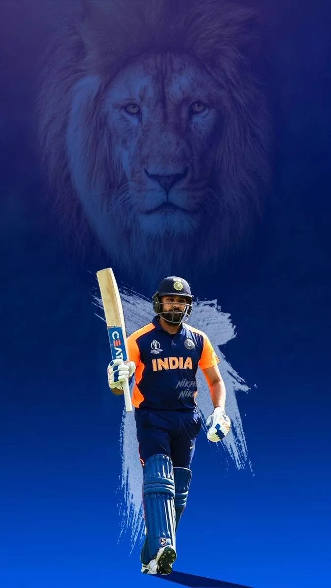 Mumbai Indians Rohit Sharma And Lion