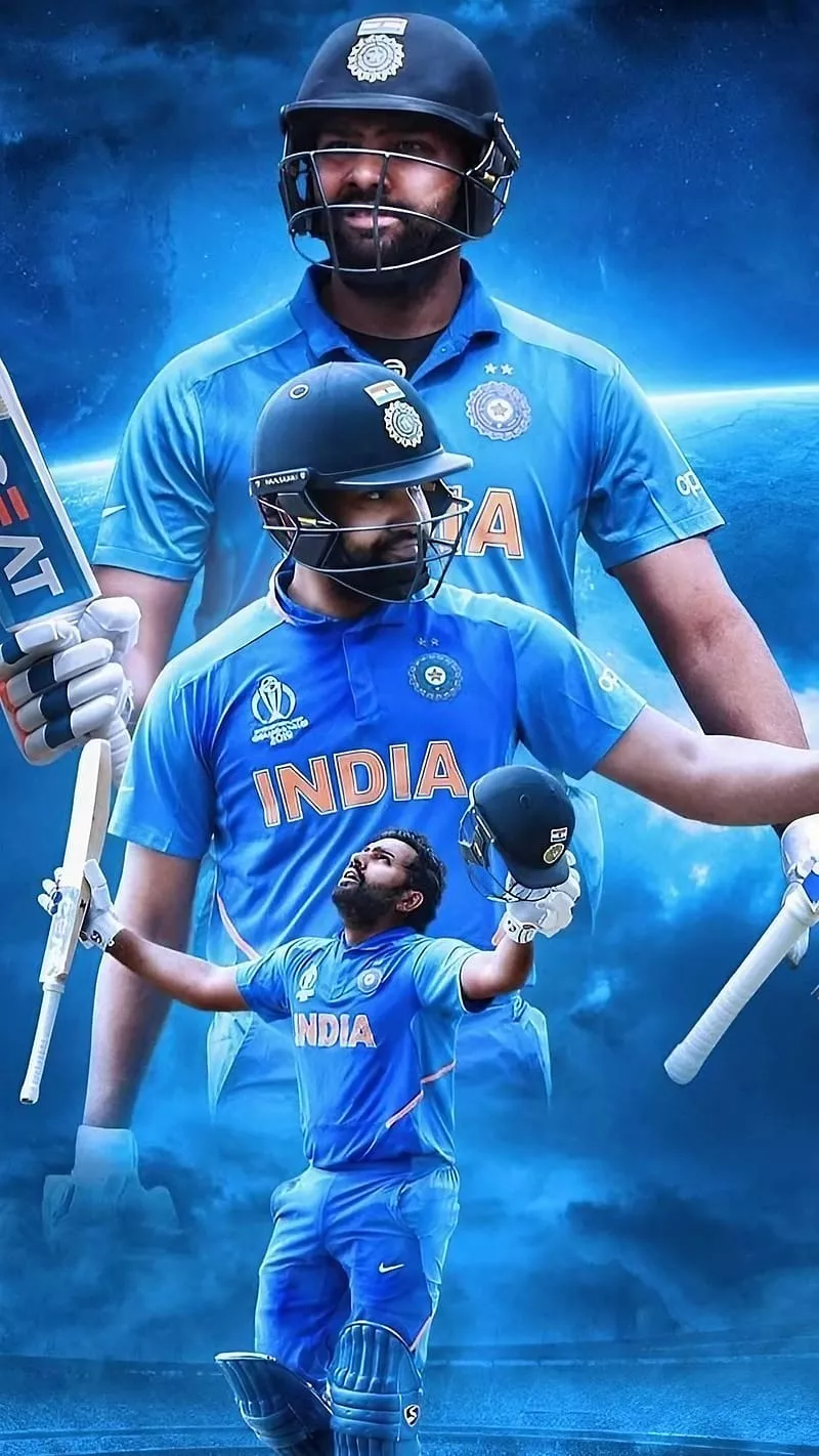 Rohit Sharma Best, Blue Smoky Effect