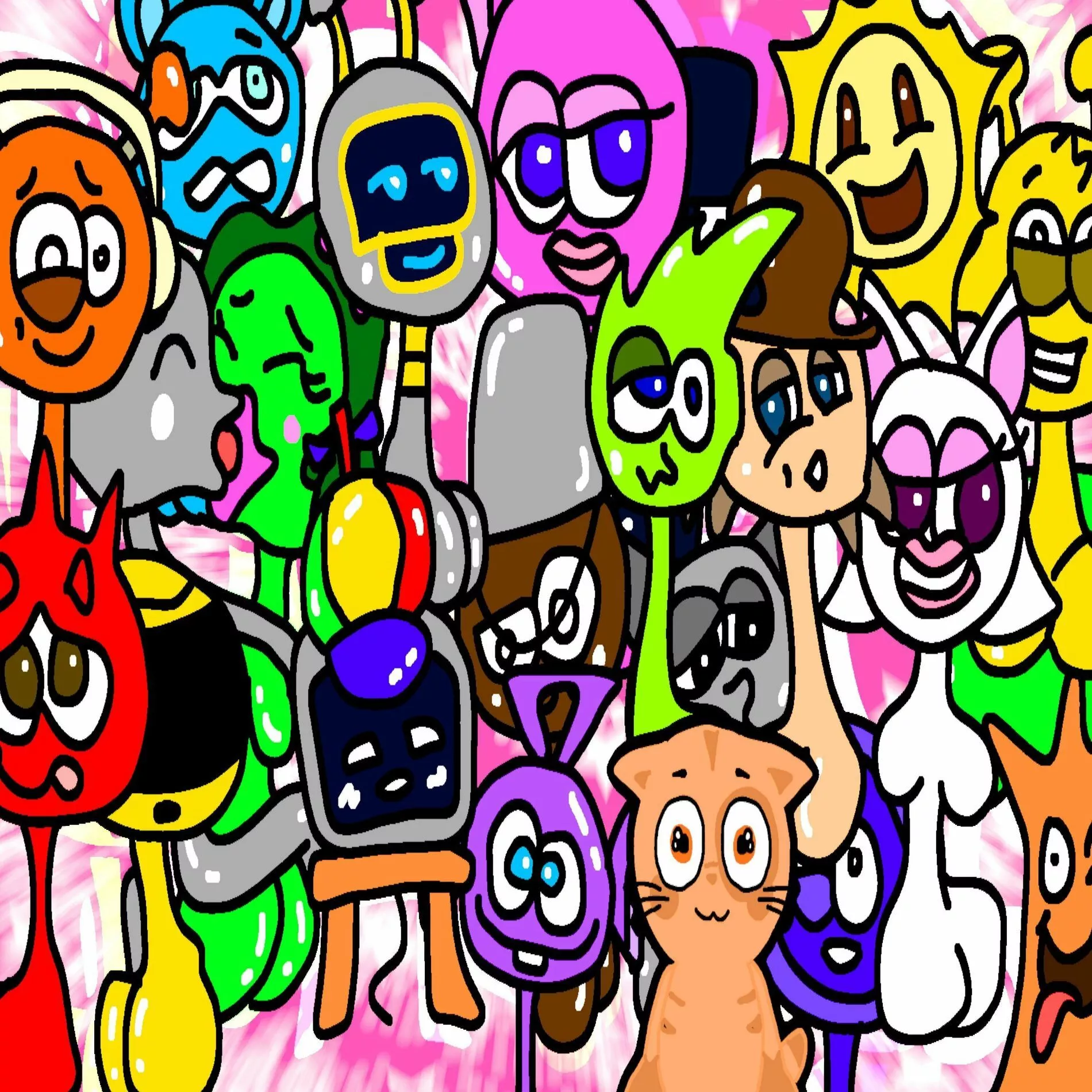 Oren x Simon x Pinki x Wenda x Friends