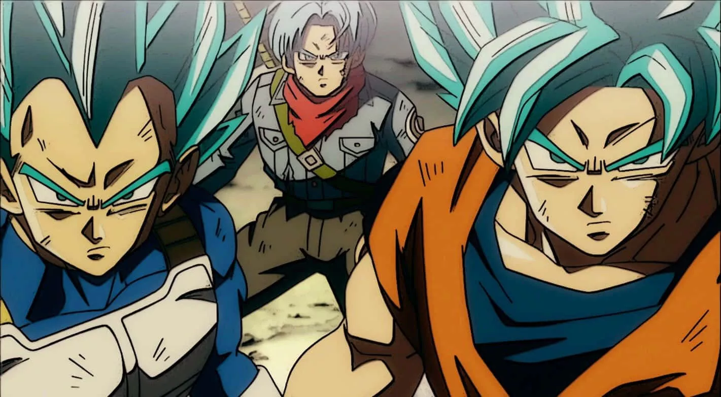 Power Duo: Vegeta and Trunks Wallpaper