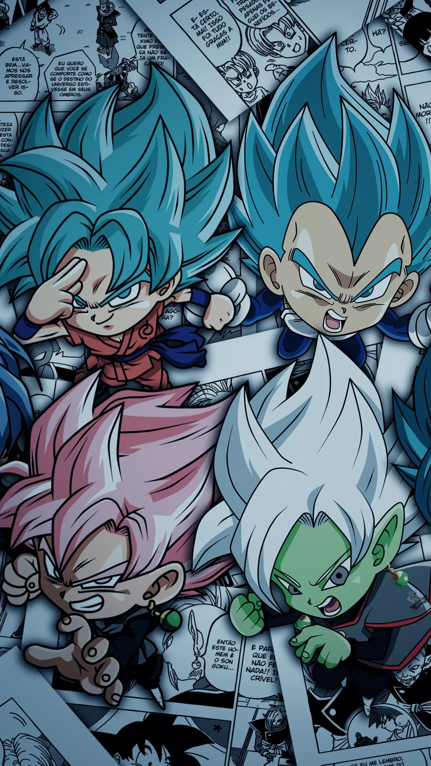 Super Wallpaper with Goku, Vegeta