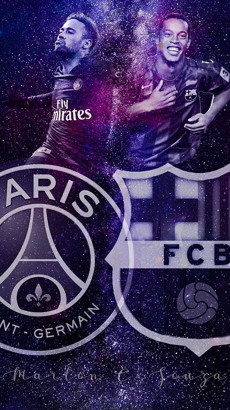 Neymar e Ronaldinho, barcelona, bola