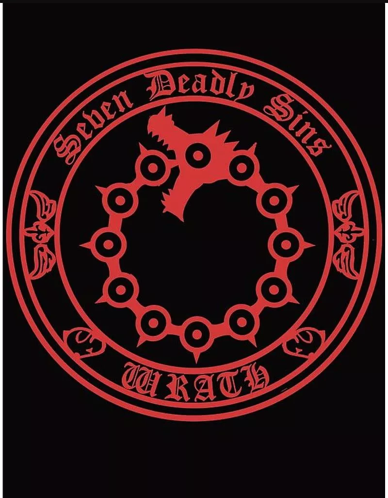 Seven deadly sins, sin, dragon, wrath