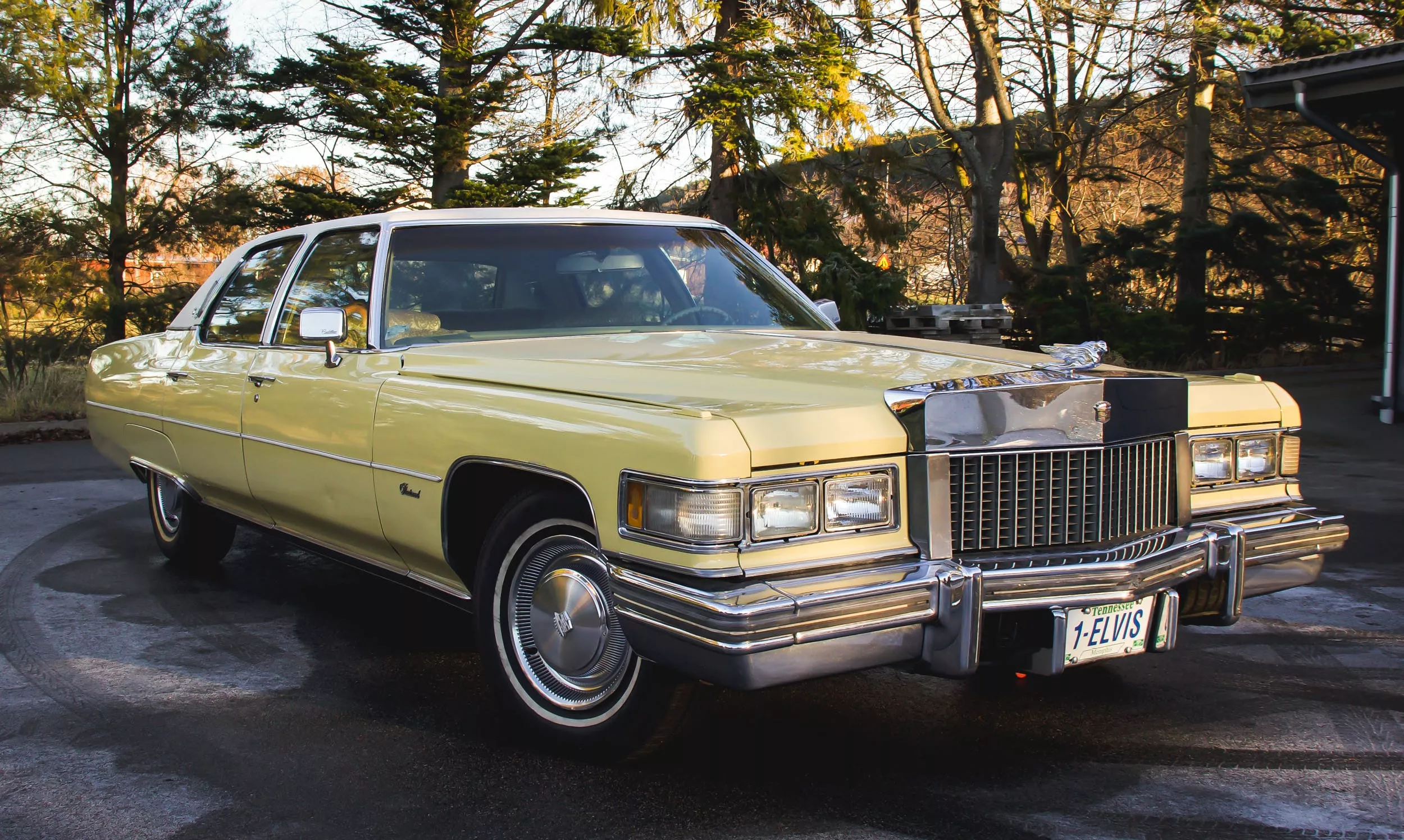 in this 1975 Cadillac