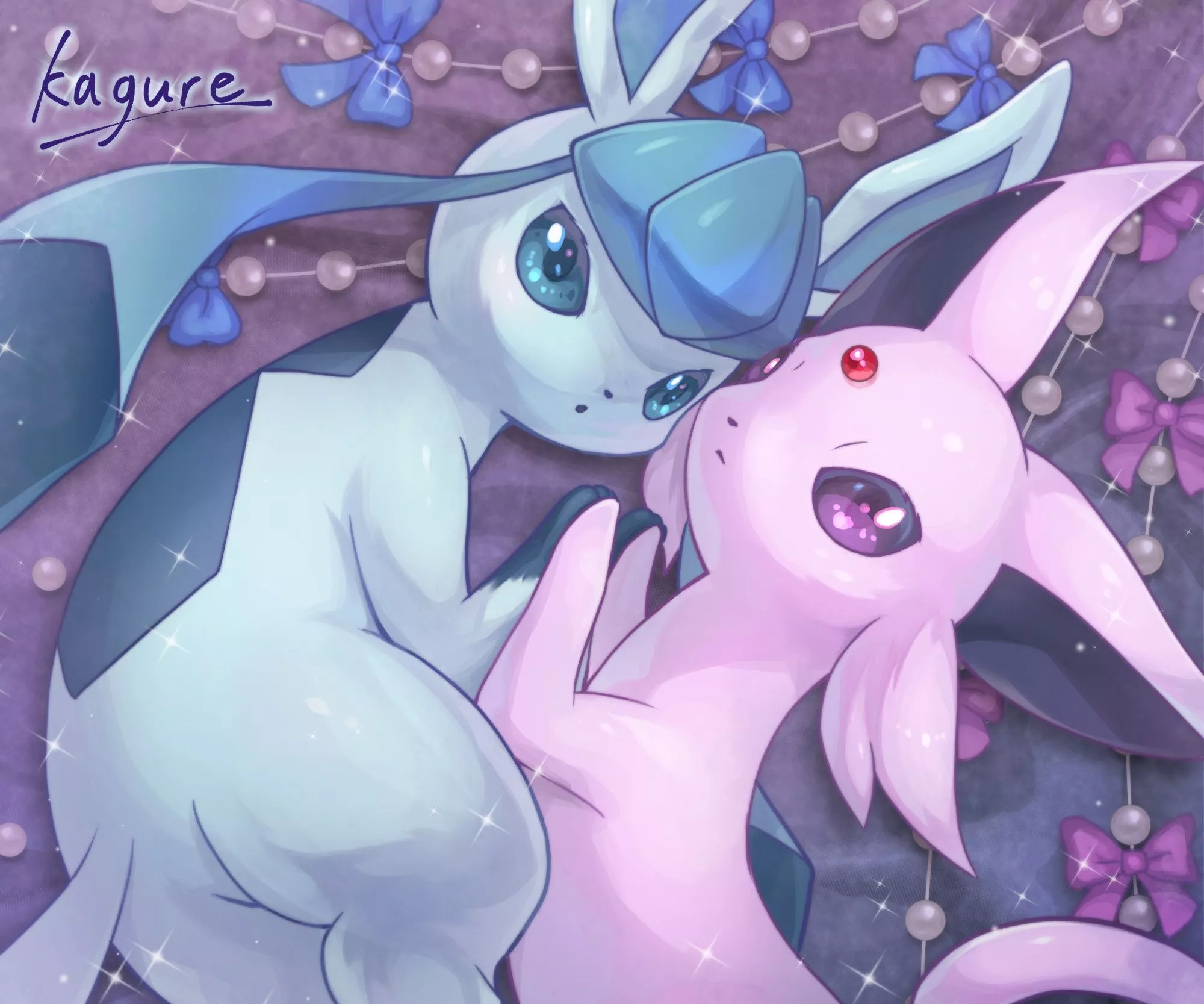 hd glaceon Gaming Mat Desk
