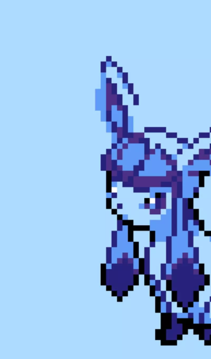 Glaceon sprite, eevee, HD phone