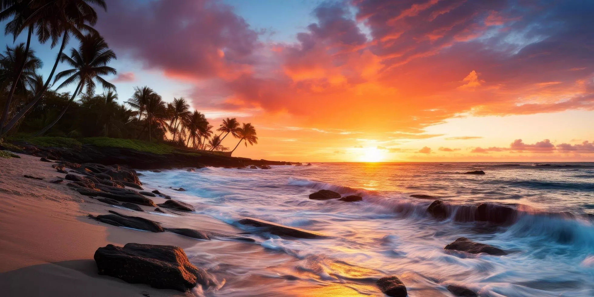 Hawaii Sunset Image