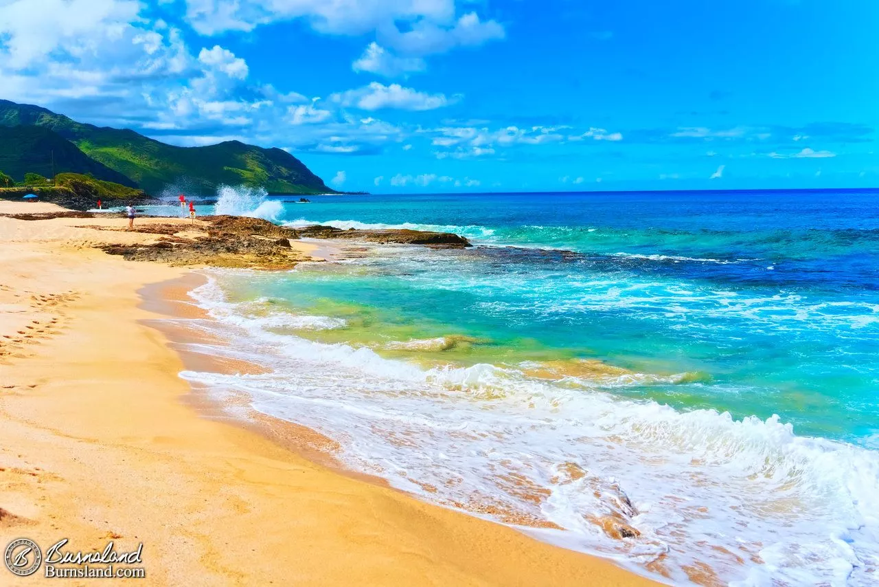 Beach View at Kaena Point in Hawaii